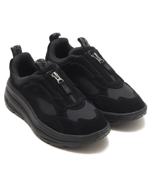 UGG australia / ロゴローカットスニーカー/23.5cm/BLK/フェイクレザー UGG australia◇ロゴローカットスニーカー/23.5cm/BLK/フェイクレザー