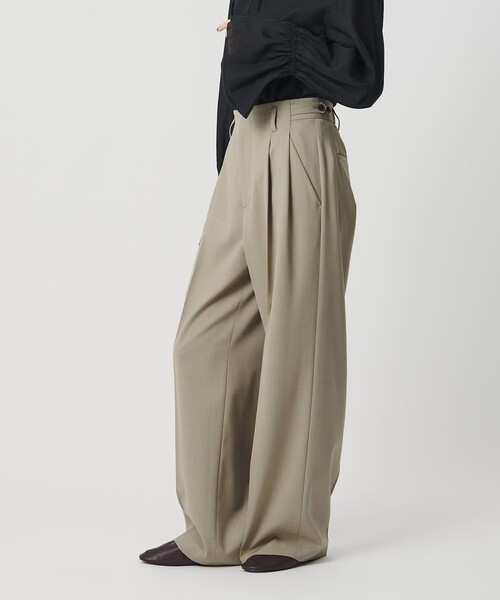 BEAUTY＆YOUTH UNITED ARROWS パンツ ポリエステルブレンド 2タック