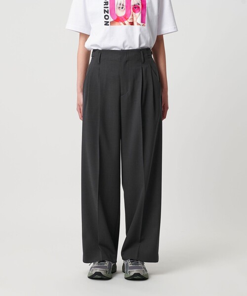 BEAUTY＆YOUTH UNITED ARROWS パンツ ポリエステルブレンド 2タック
