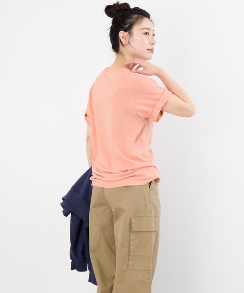 tシャツ 「SPORTY ＆ RICH」”CALIFORNIA”ロゴプリント ソフトT-shirt レディース