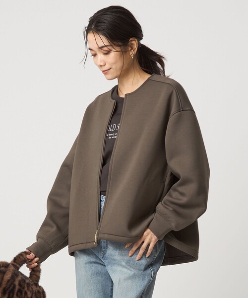 green label relaxing ブルゾン アウター ダンボール ノーカラー