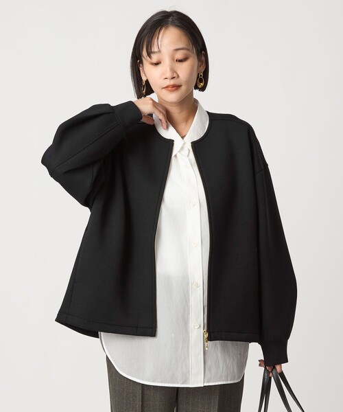 green label relaxing ブルゾン アウター ダンボール ノーカラー