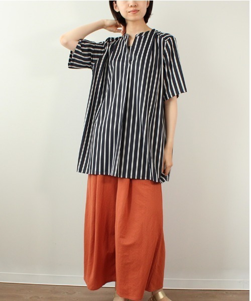 「MB mint breeze」 半袖カットソー M ネイビー レディース_画像4