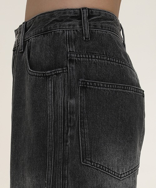 [MASONPRINCE] обработка Denim брюки L темно-серый мужской 