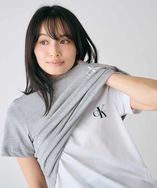 tシャツ Tシャツ(2枚パック) - ショートスリーブクルーネックTシャツ レディース メンズの画像