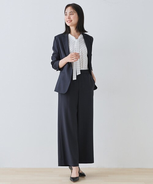 【新品未使用】INDIVI レディース スーツ ジャケット＆スカート INDIVI スーツ 春SALE！「日本製／トリアセテート混」スタイル