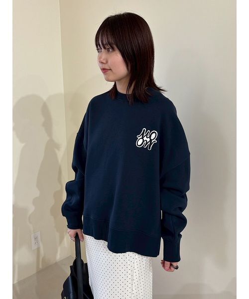 美品✨USAGIONLINE限定 ミラオーウェン　トレーナー見えニット　クリーム 美品✨USAGIONLINE限定 ミラオーウェン トレーナー見えニット
