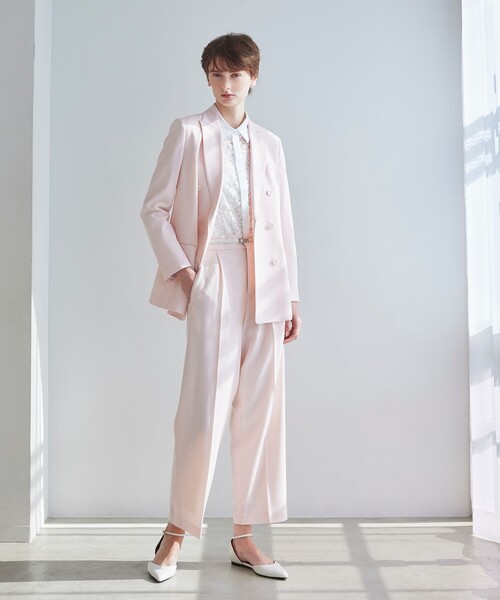 U*】様 Paul Smith ピンク ジャガードテーラードジャケット1B Paul Smith（ポール・スミス） 19AW 2トーンマルチポケットテーラード