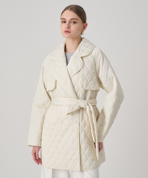 ANAYI（アナイ） トレンチコート コート キルティングテーラードロスト