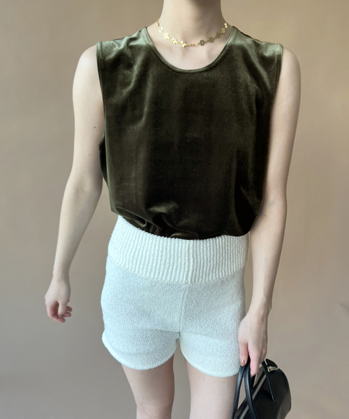 「EDIT. FOR LULU」 「SIMONE WILD」ノースリーブトップス MEDIUM グリーン レディース_画像4