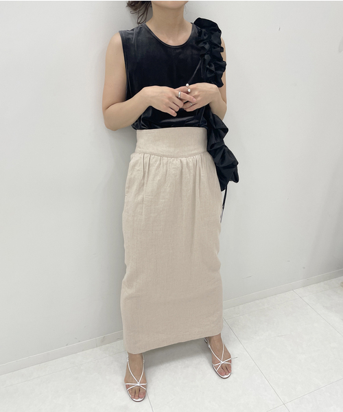 「EDIT. FOR LULU」 「SIMONE WILD」ノースリーブトップス MEDIUM グリーン レディース_画像6