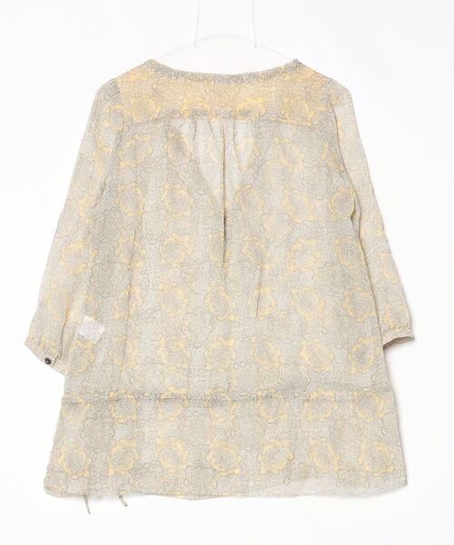 「ZADIG&VOLTAIRE」 7分袖ブラウス TU グリーン レディース_画像2