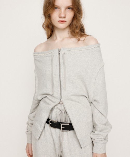 SLY/DIESEL グレー オフショルダー スウェット SLY/DIESEL グレー オフショルダー スウェット - メルカリ