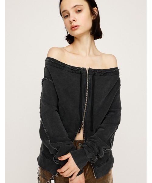 SLY トレーナー スウェット OFF SHOULDER SWEAT TOPS オフ