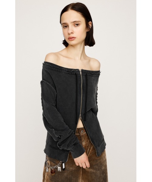 SLY トレーナー スウェット OFF SHOULDER SWEAT TOPS オフ