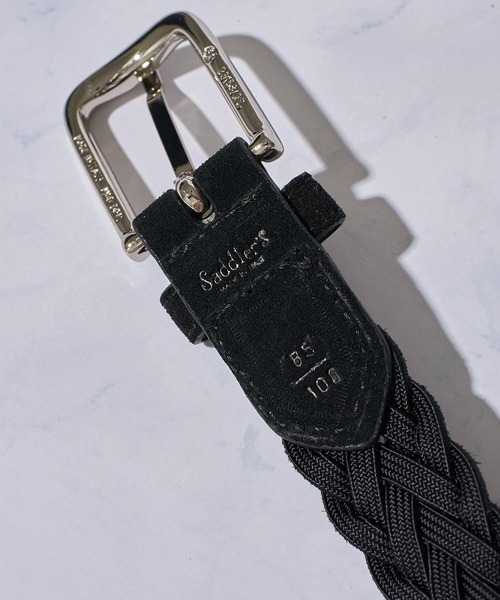 Saddler's（サドラーズ） ベルト スエードレザー メッシュベルト