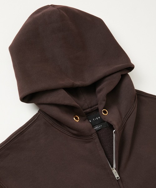 LES TIENパーカー! お安く出品！ LES TIEN（レスティエン） パーカー LES TIEN CROPPED ZIP HOODIE (CF