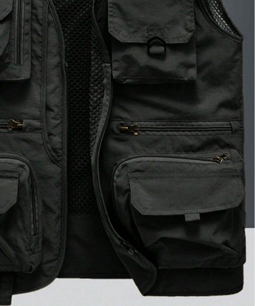 CALIFORNIA OUTFITTERS ベスト ジレ 9D7 マルチポケット