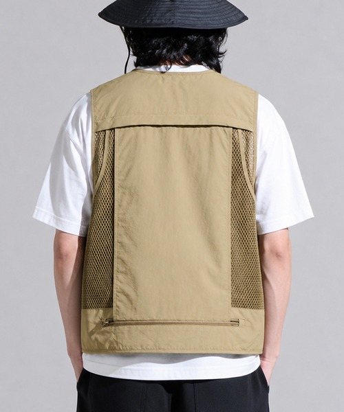 CALIFORNIA OUTFITTERS ベスト ジレ 9D7 マルチポケット