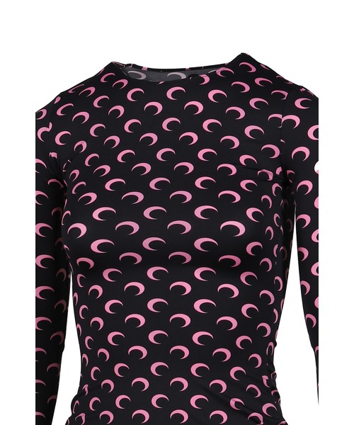 MARINE SERRE（マリーンセル） tシャツ MOON PRINTED JERSEY LS