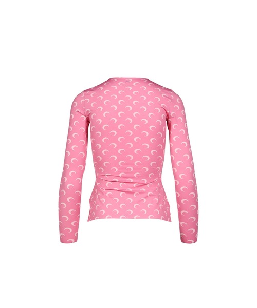 MARINE SERRE（マリーンセル） tシャツ MOON PRINTED JERSEY LS