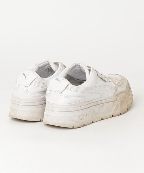 「Alexander McQUEEN PUMA」 シューズ 24.0cm ホワイト レディース_画像2