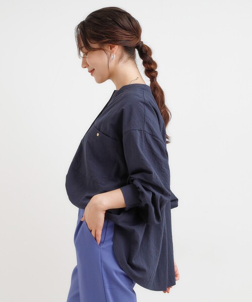 DRESKIP（ドレスキップ） ブラウス シャツ 「洗濯機可」羽織りにもなる