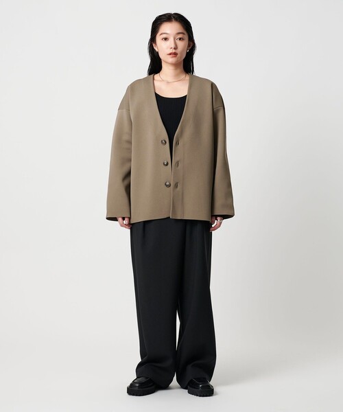 <MARW UNITED ARROWS>スムース オーバー Vネックカーディガン UNITED ARROWS｜<MARW UNITED ARROWS>スムース オーバー Vネック