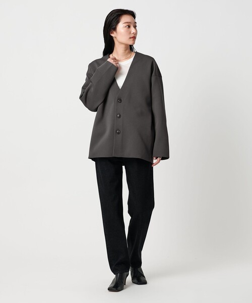 <MARW UNITED ARROWS>スムース オーバー Vネックカーディガン UNITED ARROWS｜<MARW UNITED ARROWS>スムース オーバー Vネック