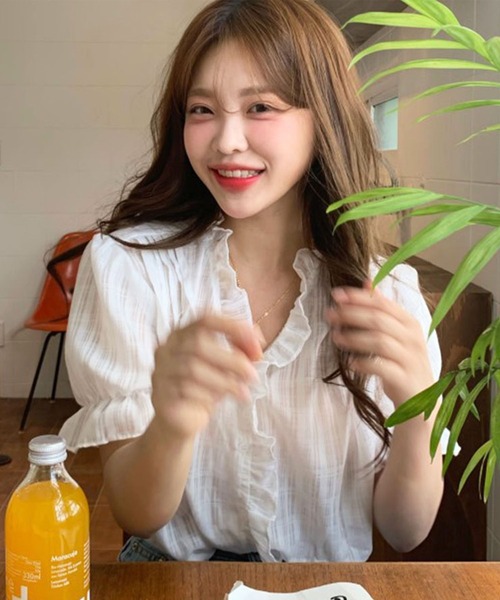 「GLAMOROUS JANE」 半袖ブラウス FREE ホワイト レディース_画像2