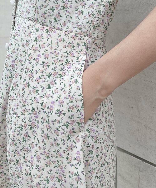 「F i.n.t」 半袖ワンピース FREE アイボリー レディース_画像8