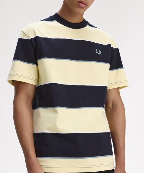 FRED PERRY（フレッドペリー） tシャツ Striped Relaxed T-Shirt 