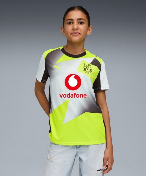 【新品未使用】ドルトムント　レプリカ＆Tシャツ　150サイズ PUMA（プーマ） tシャツ キッズ 2025-26 ドルトムント アウェイ