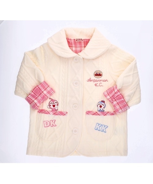 コート アウター ヘチマ襟キルト刺繍ジャケット キッズ 子供服 女の子の画像