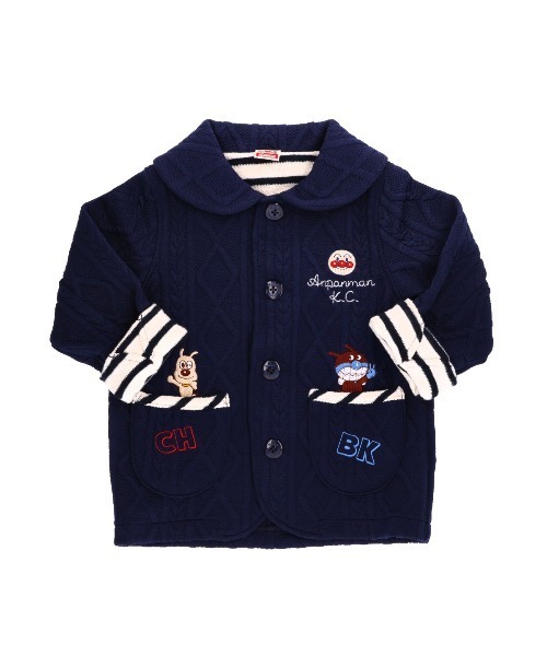 コート アウター ヘチマ襟キルト刺繍ジャケット キッズ 子供服 女の子の画像