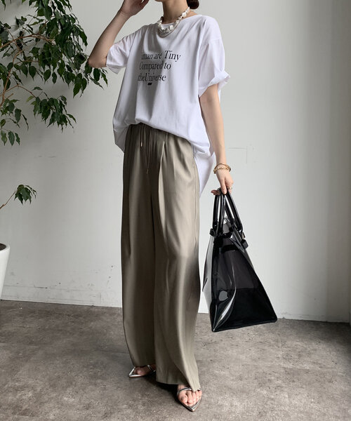 「DouDou」 半袖Tシャツ FREE ベージュ レディース_画像6