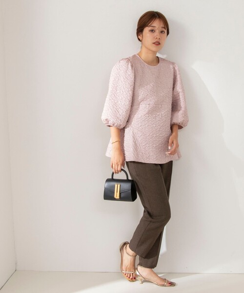 「NOLLEY'S Sophi」 7分袖ブラウス 38 ベビーピンク レディース_画像4