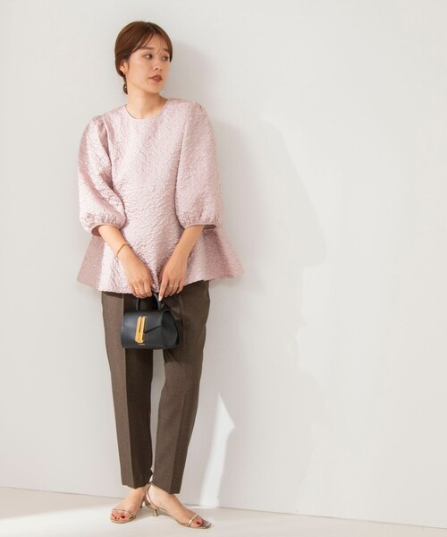 「NOLLEY'S Sophi」 7分袖ブラウス 38 ベビーピンク レディース_画像5