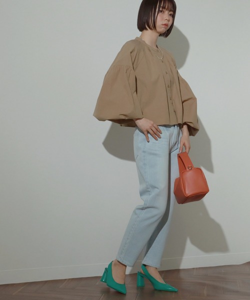 「AULI」 デニムパンツ X-SMALL インディゴブルー レディース_画像5