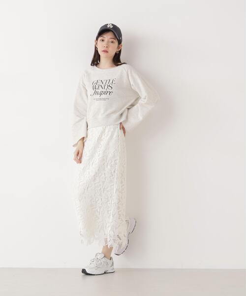 tシャツ 「ウォッシャブル」「ａ」ラグランロゴトップス / 1216169203 レディースの画像