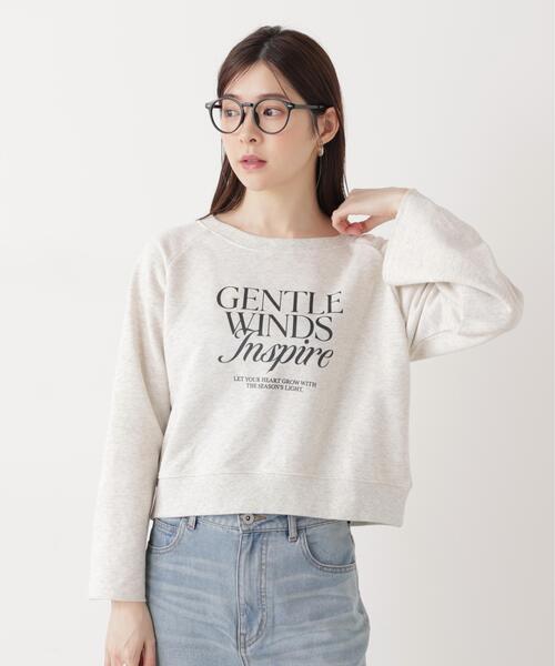 tシャツ 「ウォッシャブル」「ａ」ラグランロゴトップス / 1216169203 レディースの画像