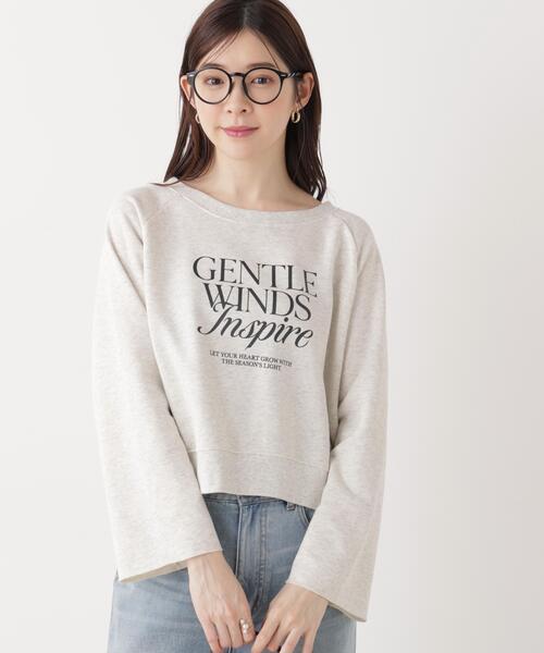 tシャツ 「ウォッシャブル」「ａ」ラグランロゴトップス / 1216169203 レディースの画像