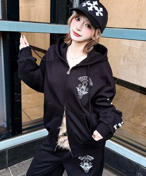 アバター：ファイヤー・アンド・アッシュ パーカー セール】Fireman Design Zip-up Parker / ファイヤーマンデザイン