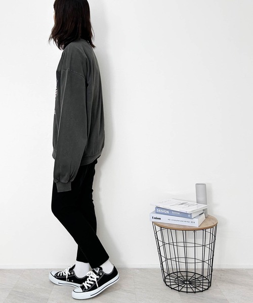 「Anytime Songs」 長袖Tシャツ MEDIUM ブラック系その他2 メンズ_画像5