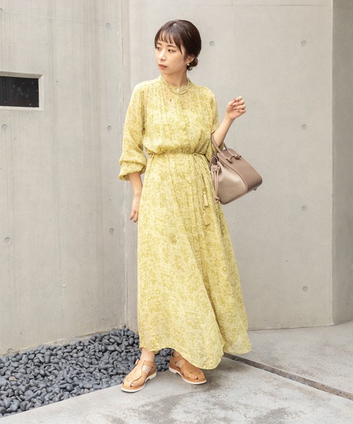 CAPRICIEUX LE'MAGE（カプリシューレマージュ） 長袖ワンピース FREE