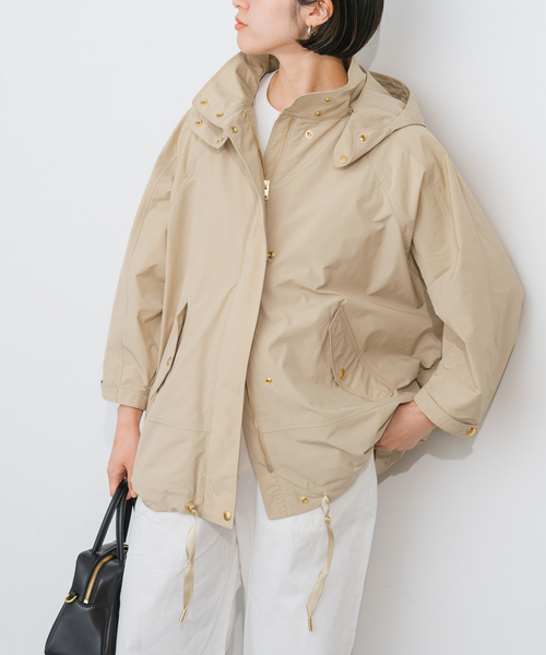 WOOLRICH ウールリッチ アノラックパーカー ベージュ WOOLRICH - ウールリッチ アノラック ドルマンパーカー ベージュの通販
