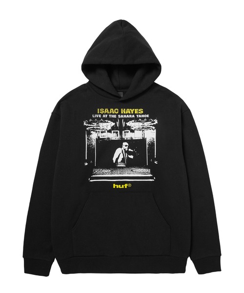 「HUF」 プルオーバーパーカー S ブラック メンズの画像