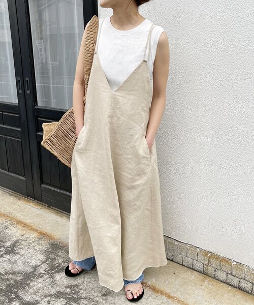 「Spick \u0026 Span」 キャミソールワンピース 36 ブラック レディースの画像