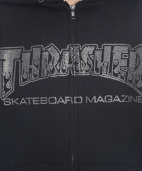 THRASHER（スラッシャー） パーカー フロントロゴ ダブルジップ