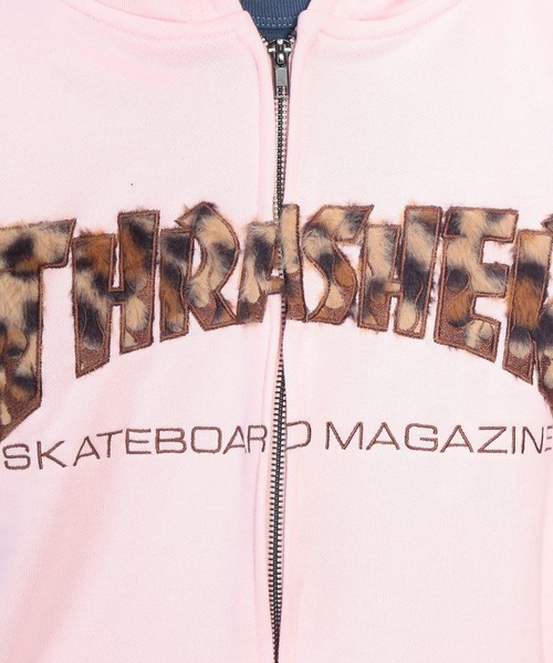 THRASHER（スラッシャー） パーカー フロントロゴ ダブルジップ
